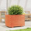 vidaXL Garden Planter Wax Brown 70x40x49.5 cm Solid Wood Pine