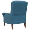 vidaXL Armchair Blue 76 x 94 x 102 cm Velvet