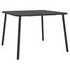 vidaXL 5 Piece Garden Dining Set Anthracite Steel