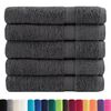 vidaXL Premium Towels "SOLUND" 50 pcs Anthracite 100x200 cm 600 gsm