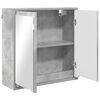 vidaXL Bathroom Mirror Cabinet with Door Concrete Grey 60 x 20 x 60 cm