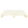 vidaXL Pallet Bed Frame without Mattress 140x200 cm Solid Wood Pine