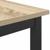 vidaXL Table Sonoma Oak 100 x 40 x 100.5 cm Engineered Wood and Steel