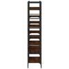 vidaXL Bookshelf Brown Oak 160x28.5x136.5 cm Engineered Wood