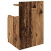 vidaXL Bedside Cabinets 2 pcs with 2 Drawers Old Wood 40x36.5x62 cm
