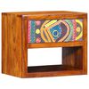 vidaXL Bedside Cabinet Brown 40 x 35 x 35 cm Solid acacia wood