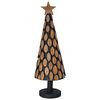 vidaXL Christmas Tree with Stand Brown 90 cm Solid teak wood
