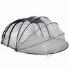 vidaXL Pool Tent Dome Transparent 538 x 440 x 204 cm PVC