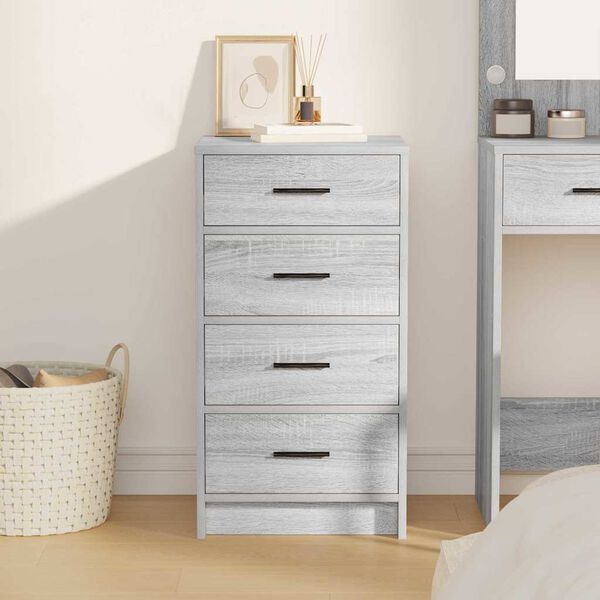 vidaXL Sideboard Grey sonoma 40 x 41 x 75 cm Engineered wood