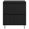 vidaXL Sideboard Black Oak 60 x 35 x 70 cm