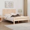 vidaXL Wall Headboard 140x3x60 cm Solid Wood Pine