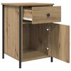 vidaXL Bedside Cabinet Artisan Oak 40 x 42 x 60 cm Engineered Wood