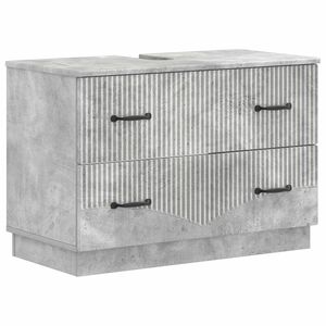 vidaXL Bathroom Sink Cabinet HOORN Concrete Grey 82 x 41x 56 cm