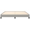 vidaXL Bed Frame without Mattress Light Grey Super King Fabric