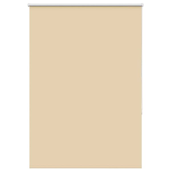 vidaXL Roller Blind Blackout Beige 90x130 cm Fabric Width 85.7 cm Polyester