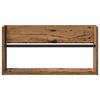 vidaXL Magazine Rack Old Wood 60 x 12 x 30 cm Engineered Wood