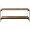 vidaXL TV Cabinet Old Wood 100 x 33 x 41 cm Engineered Wood and Iron