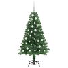 vidaXL Artificial Christmas Tree with 150 LEDs with Stand Green 150 cm