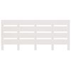 vidaXL Headboard White 150x3x80 cm Solid Wood Pine