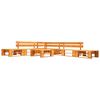 vidaXL Garden Lounge Set | Honey Brown | Impregnated Pinewood | Large