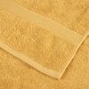 vidaXL Premium Guest Towels "SOLUND" 2 pcs Gold 30x50 cm 600 gsm