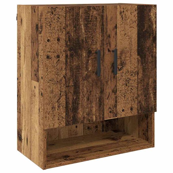 vidaXL Wall-Mounted Cabinet Old Wood 60 x 31 x 70 cm Engineered Wood