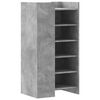 vidaXL Shoe Cabinet Concrete Grey 52x37.5x100 cm Engineered Wood