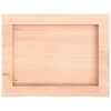 vidaXL Wall Shelf 40x30x(2-4) cm Untreated Solid Wood Oak