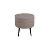 Venture Home Pouffe Pot 40x40x40 cm Teddy Beige and Black