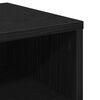 vidaXL Bedside Cabinet 2 pcs Black oak 40 x 40 x 30 cm Engineered wood
