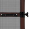 Brown Hinged Insect Screen for Doors 120 x 240 cm