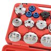 vidaXL 19 Piece Oil Filter Cap Set