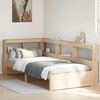 vidaXL Bookcase Bed without Mattress 90x200 cm Solid Wood Pine