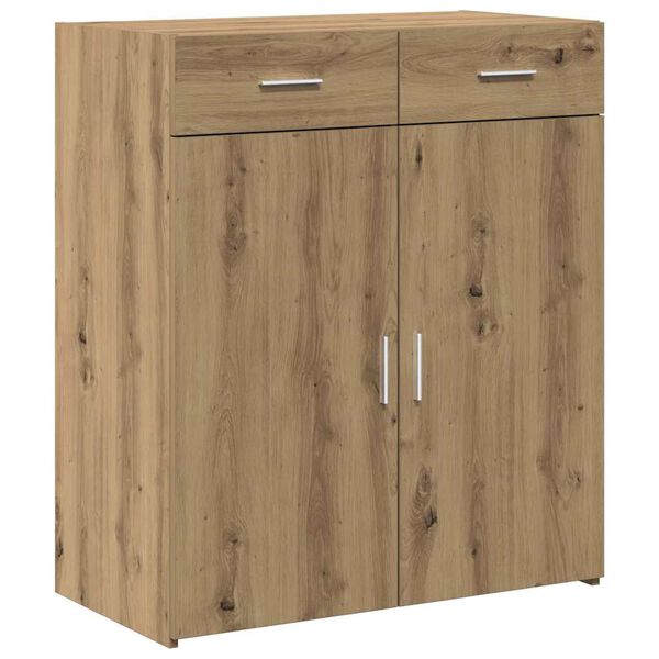vidaXL Storage Cabinet Artisan oak 80 x 42.5 x 93.5 cm Engineered wood