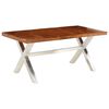 vidaXL Dining Table Solid Wood 180x90x76 cm