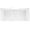 vidaXL Paper Bags 250 pcs with Handles White 18x8x22 cm