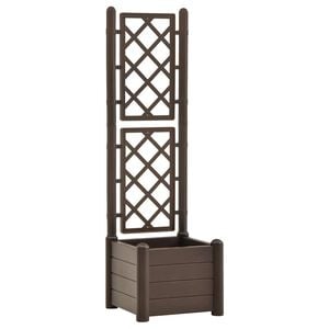 vidaXL Garden Planter | Mocha | Polypropylene | Large | Planters