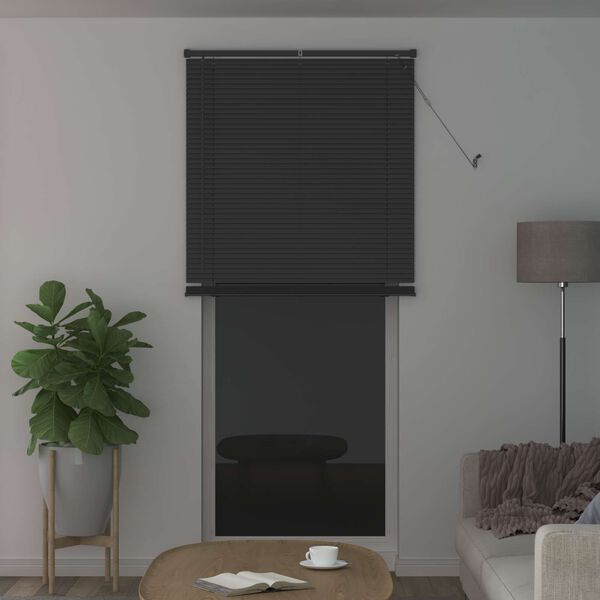 vidaXL Venetian Blind Manual Adjustable Silver Grey 213 x 70 cm PVC