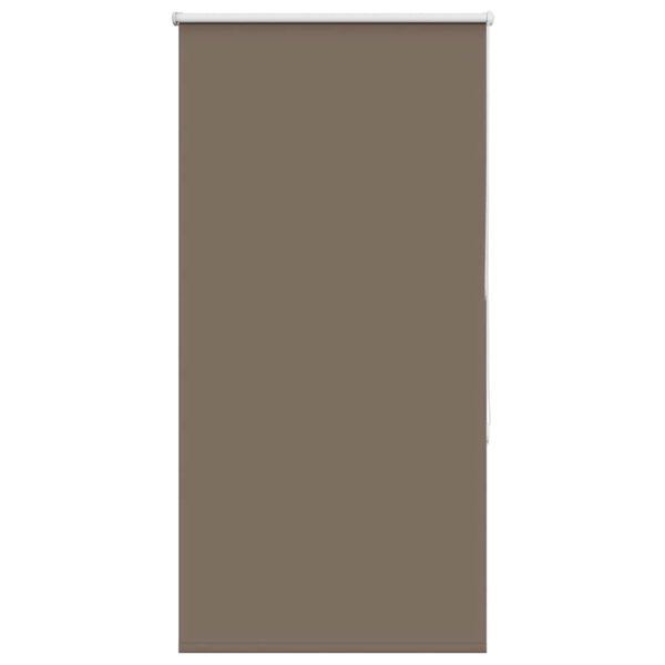 vidaXL Roller Blind Blackout Coffee 80x130 cm Fabric Width 75.7 cm Polyester