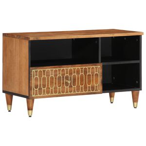 vidaXL TV Cabinet 80x33x46 cm Solid Wood Mango