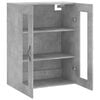 vidaXL Wall Mounted Cabinet Concrete Grey 69.5x34x90 cm Engineered Wood