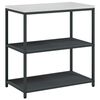 vidaXL Kitchen Shelving Unit HATTEM Anthracite 90 x 50 x 92 cm Steel