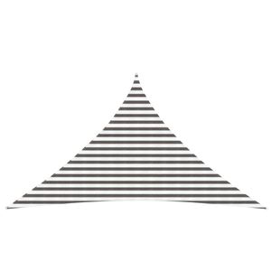 vidaXL Sunshade Sail 3.5 x 3.5 x 4.9 m HDPE Triangular