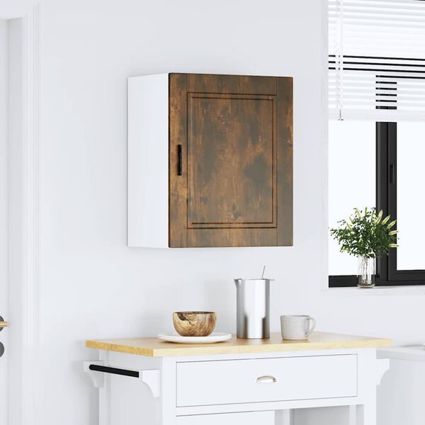 vidaXL Kitchen Wall Cabinet&nbsp;Porto Smoked Oak Engineered Wood