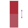 vidaXL Roller Blind Blackout Red 50x175 cm Fabric Width 45.7 cm Polyester