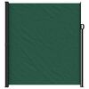 vidaXL Retractable Side Awning Dark Green 220x300 cm