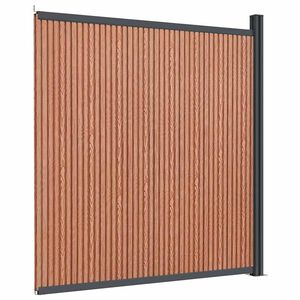 vidaXL Fence Panel WPC Brown 173x186 cm