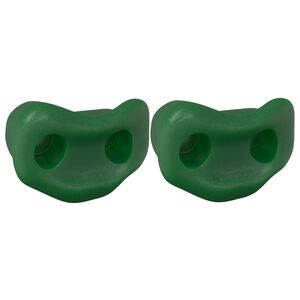 vidaXL Climbing Hold 2 pcs Green 100 x 67 x 43 mm PP