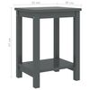 vidaXL Bedside Cabinet Dark Grey 35x30x47 cm Solid Pinewood