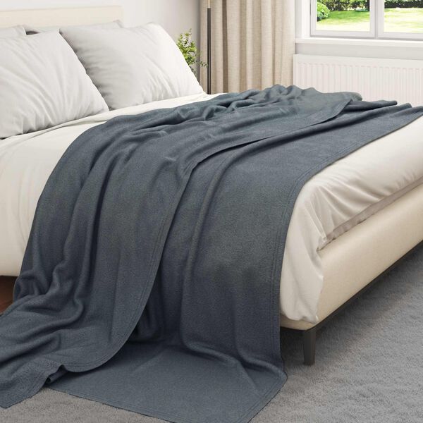 vidaXL Throw Blankets 24 pcs Dark Grey 240 x 220 cm Fleece